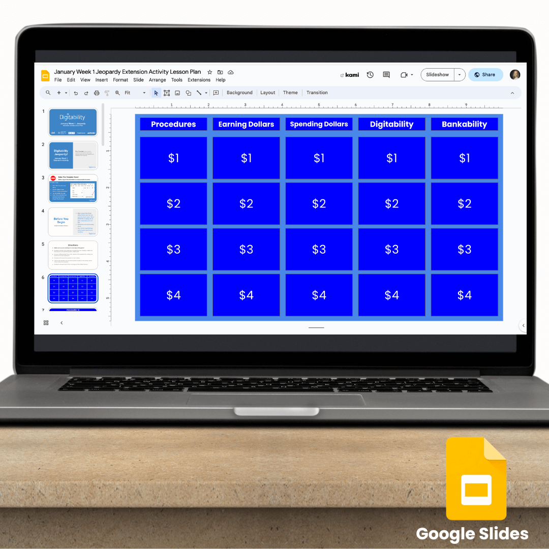 January Week 1 Google slides Graphic