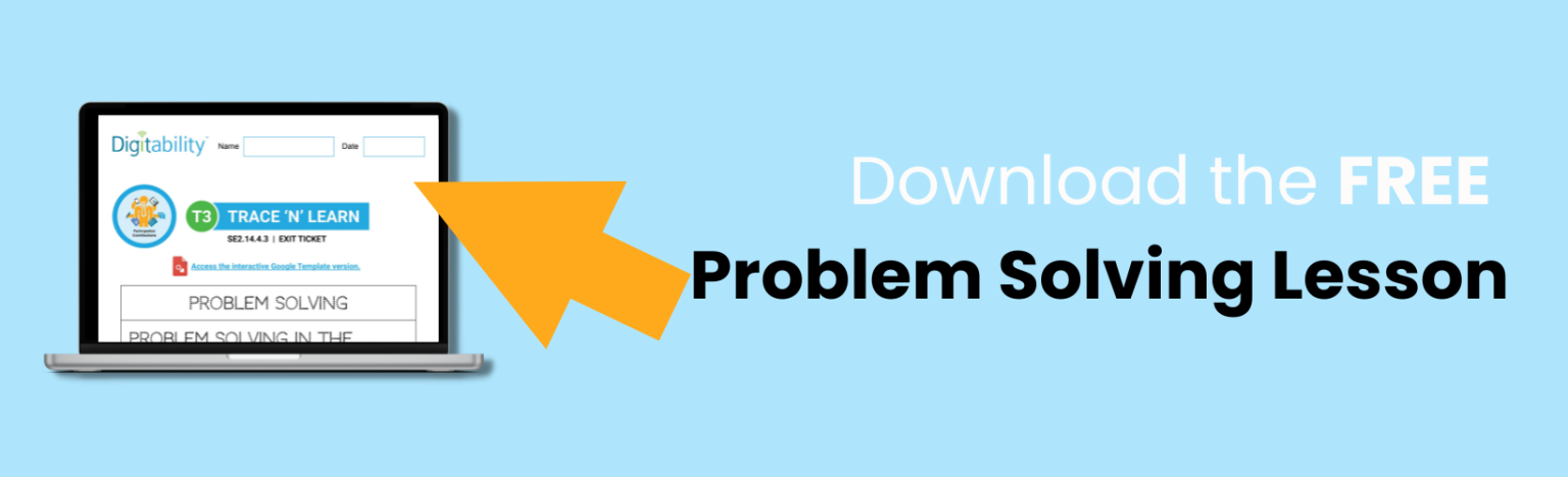 Problem Solving Lesson Button