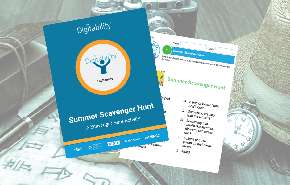 Digitability Free Resource | Scavenger Hunt Day!