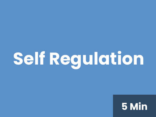 Self Regulation