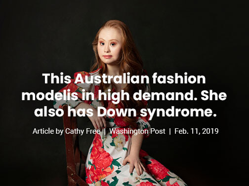 This Australian fashion model is in high demand. She also has Down syndrome.