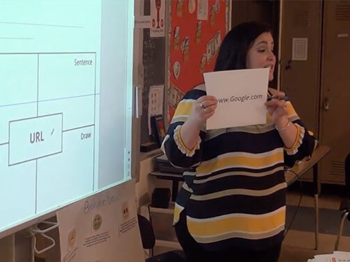 activating prior knowledge warm-up video image