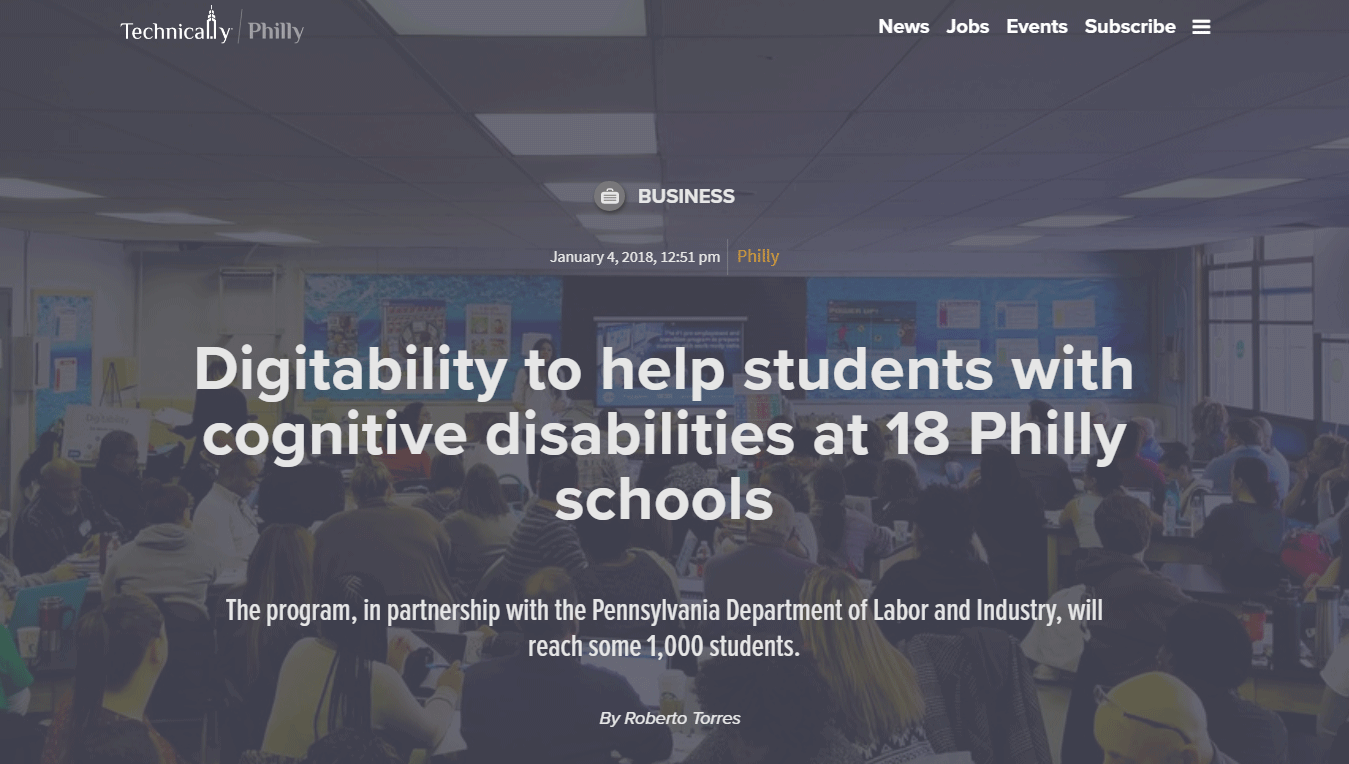 Technical.ly Philly also covered the launch event. Click the image to read more!
