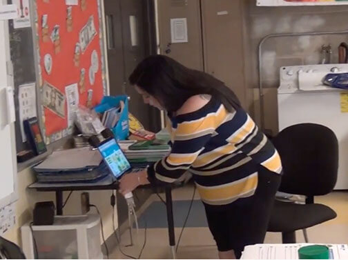 time on task attendance video image